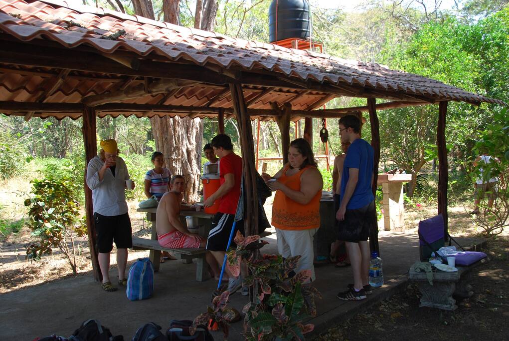 Ranchito at campground near Matapalo beach