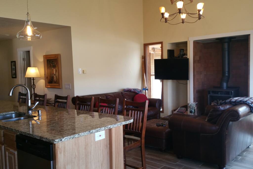 Kitchen and Living Room