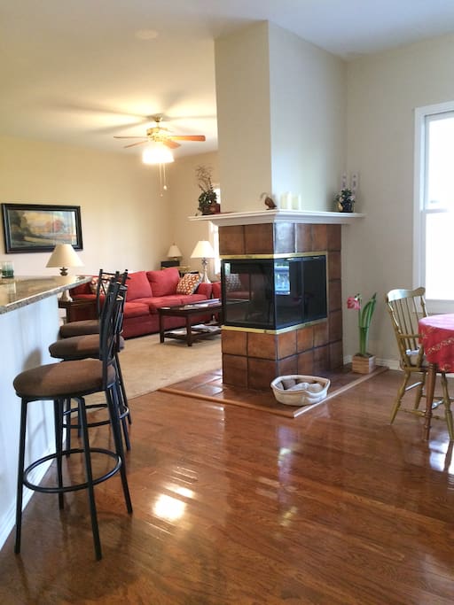 Family Room and breakfast area