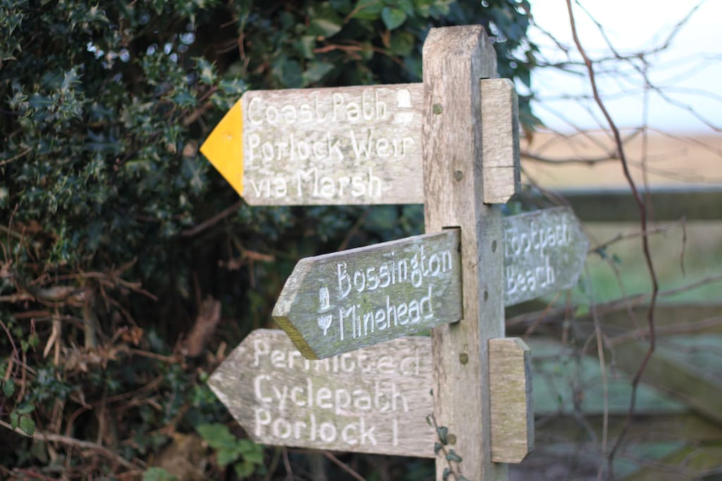 Fabulous walks on Exmoor and the coast from the cottage door.