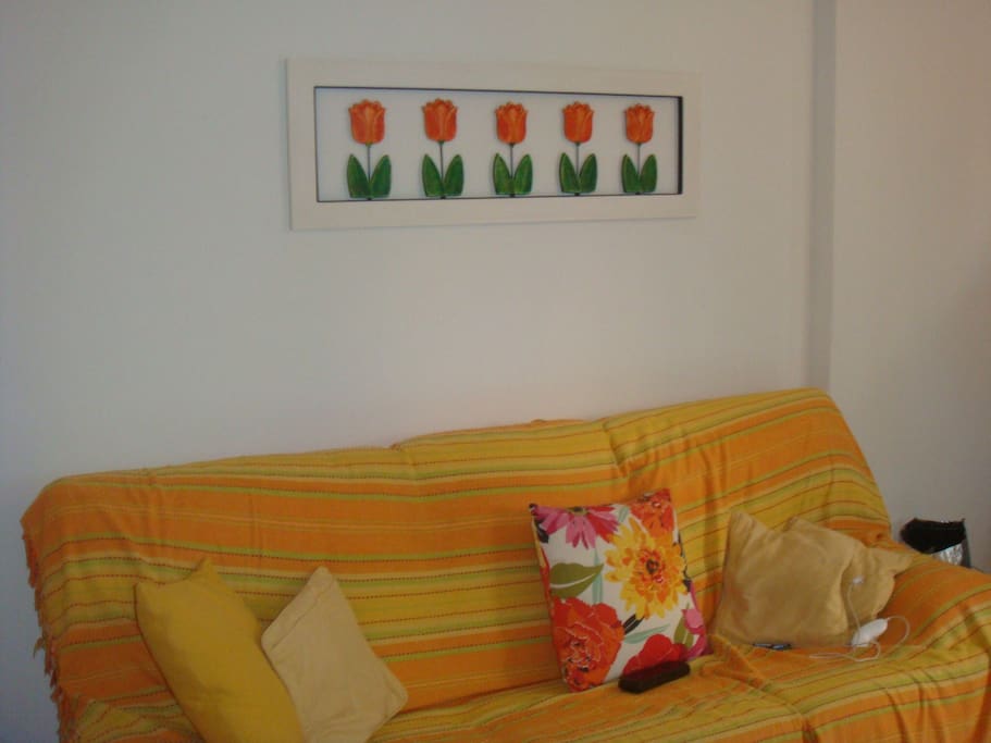 Dois sofas na sala