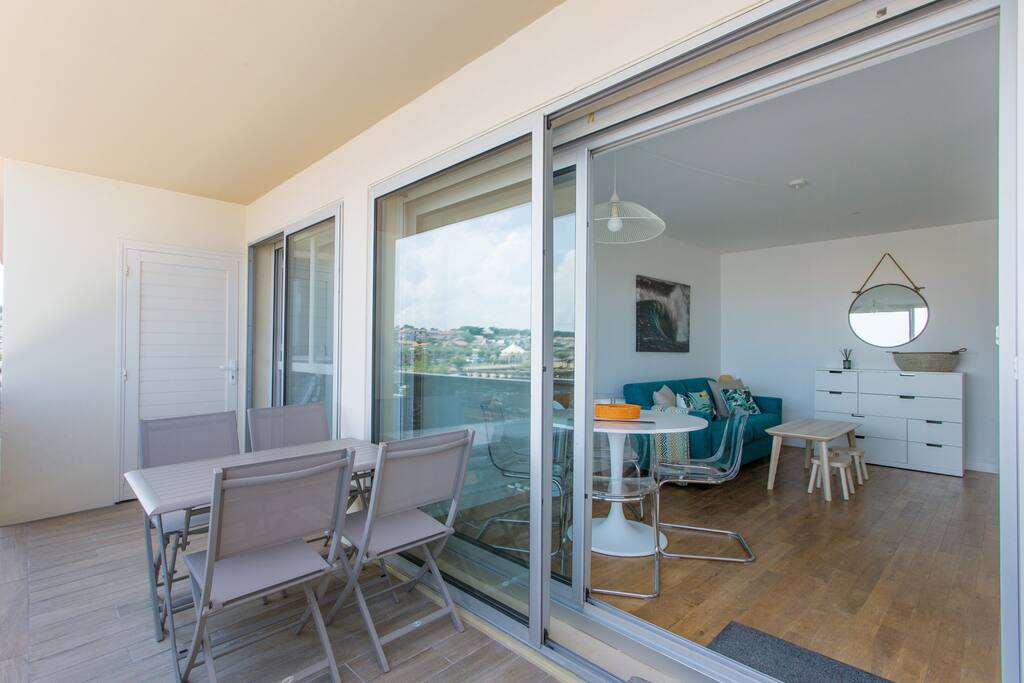 terrasse accès direct