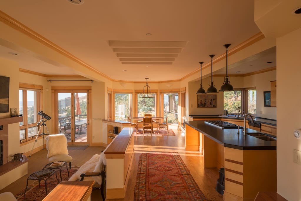 Kitchen, Breakfast Nook and Family Room