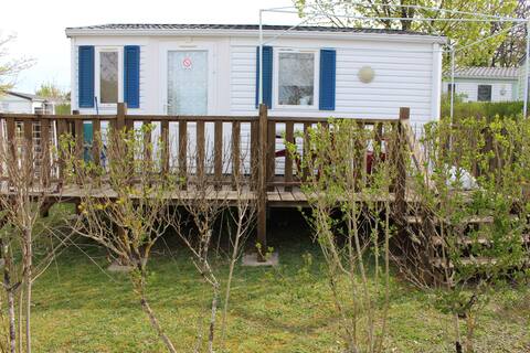 Mobile home no. 64 in a quiet village 2/3 people