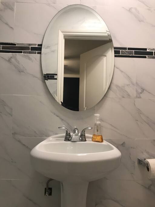 Your own bathroom with all your basic amenities that you will need. You are not sharing this bathroom with anyone.