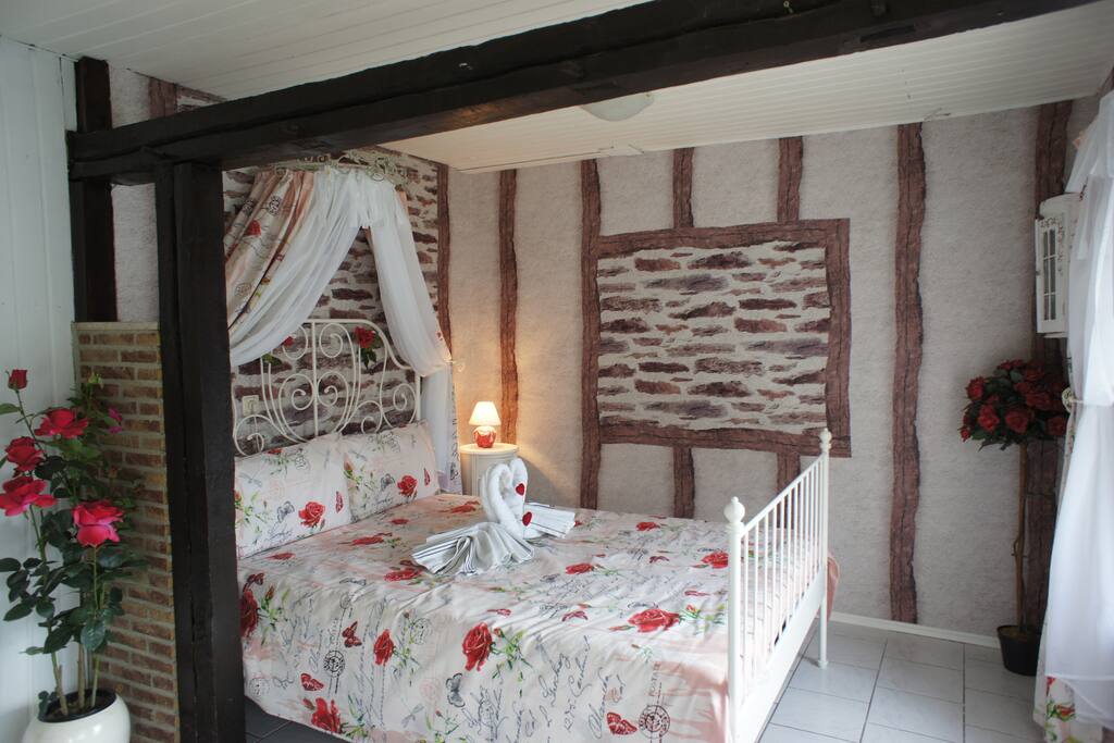 with luxury beddings