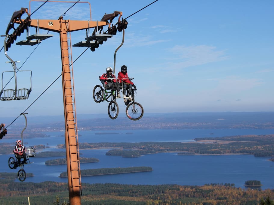 Mountainbike Gesundaberget.
