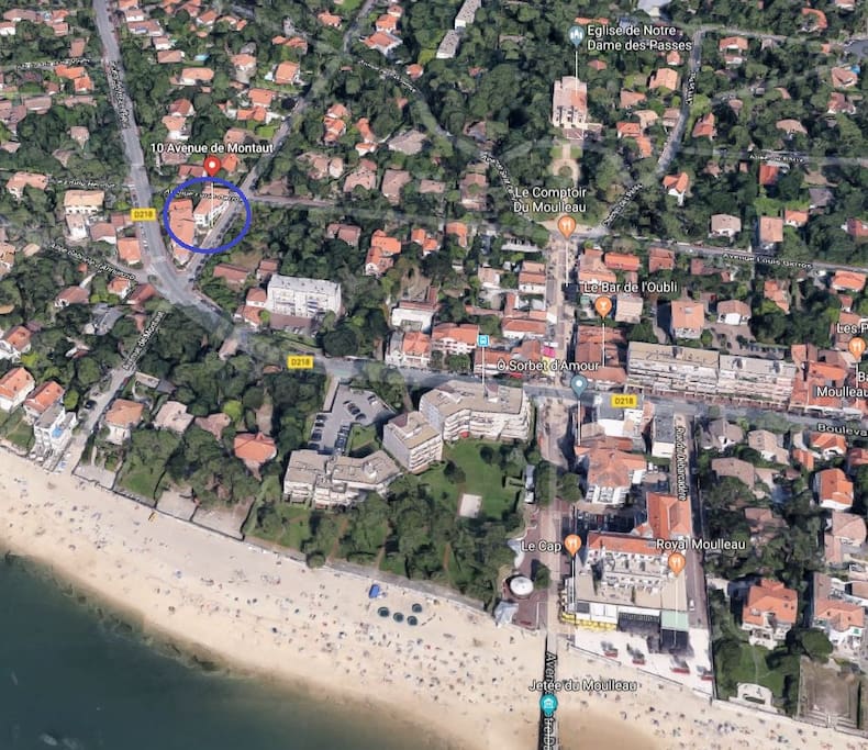 emplacement de la résidence