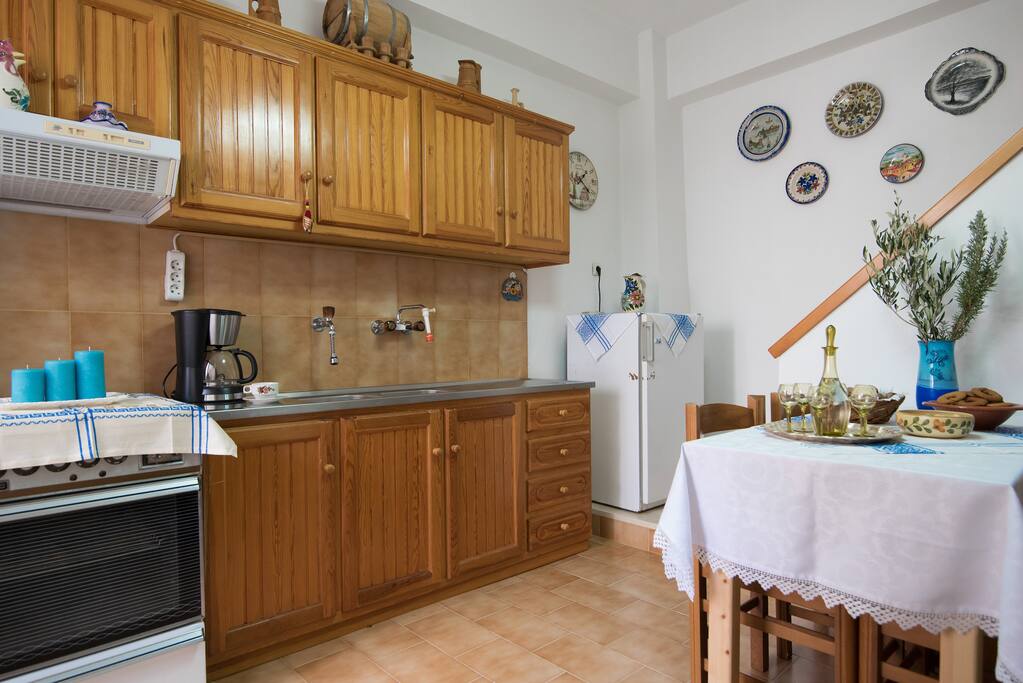 Kitchen that you can cook or make your coffe.