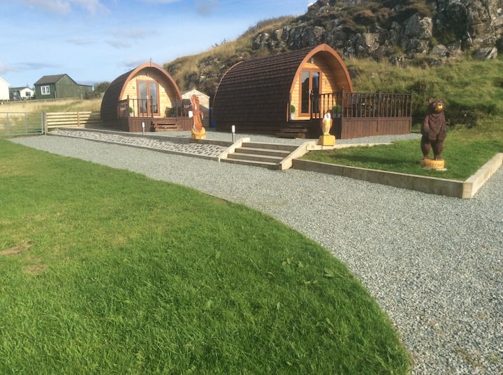 Harlosh Pods pod 2 Tiny houses for Rent in Dunvegan, Scotland