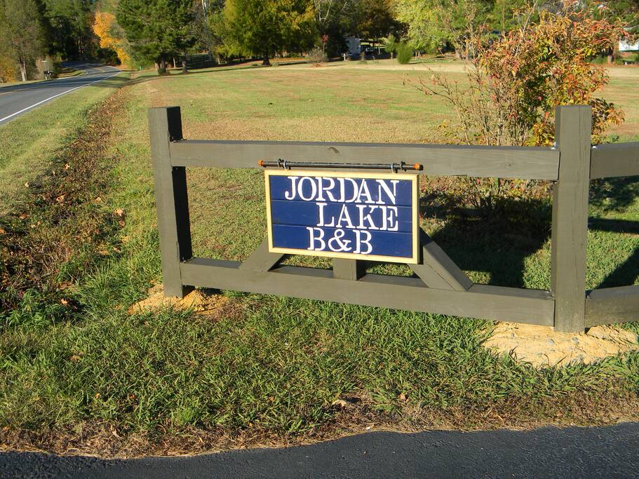 Front entrance of Jordan Lake B & B ("Hydrangea Room")