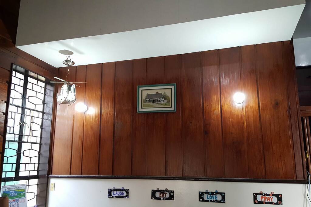 "Laugh, Love, Eat and Pray", Backpackers' Haven's Maxim.