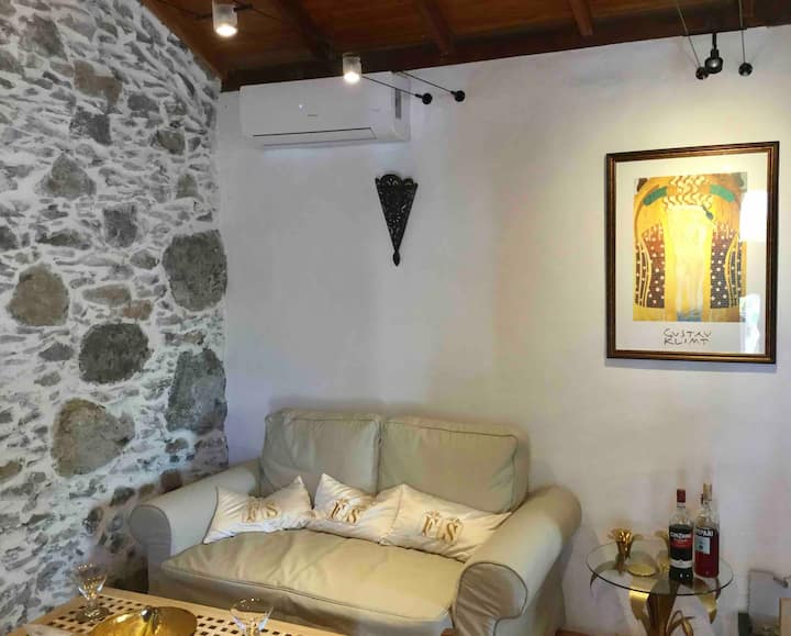 Sofa bed in the living room 