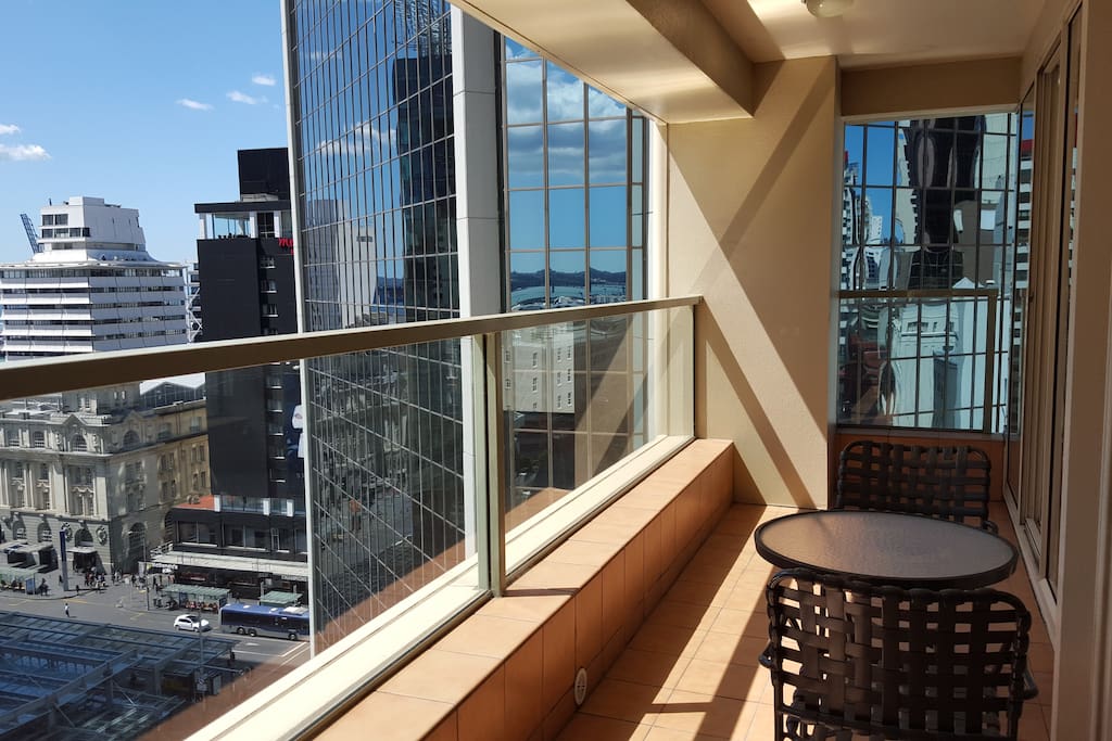 Wonderful sunny balcony