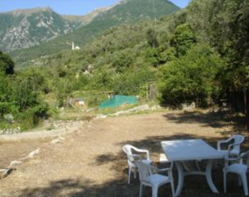 Grand jardin de 800 m²