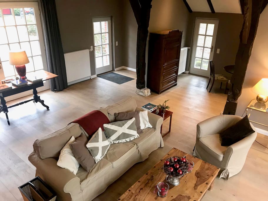 Living room as seen from the stairs