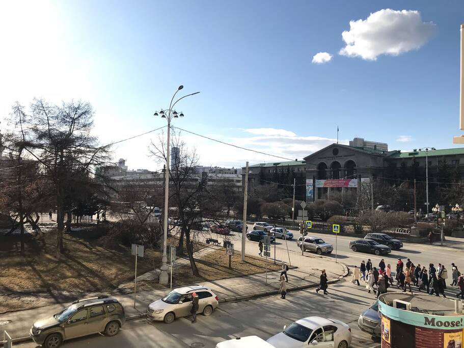 Вид из окна/ The view from the window