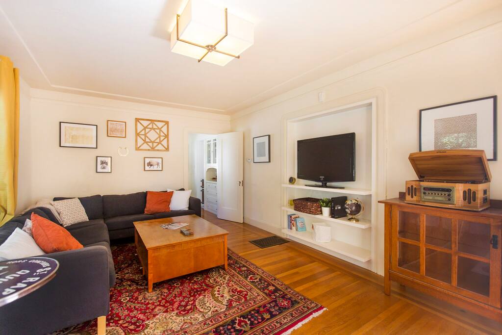 Large light filled living room