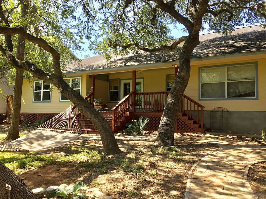 Back of home. Doesn't that hammock look inviting?