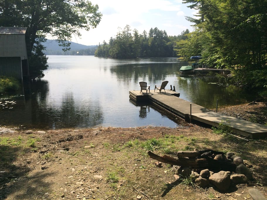 Charming Lakefront House Chalets for Rent in Ludlow, Vermont, United