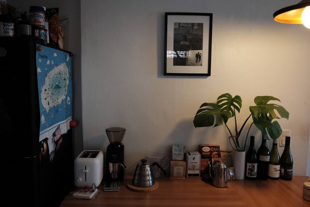 island table for coffee & tea