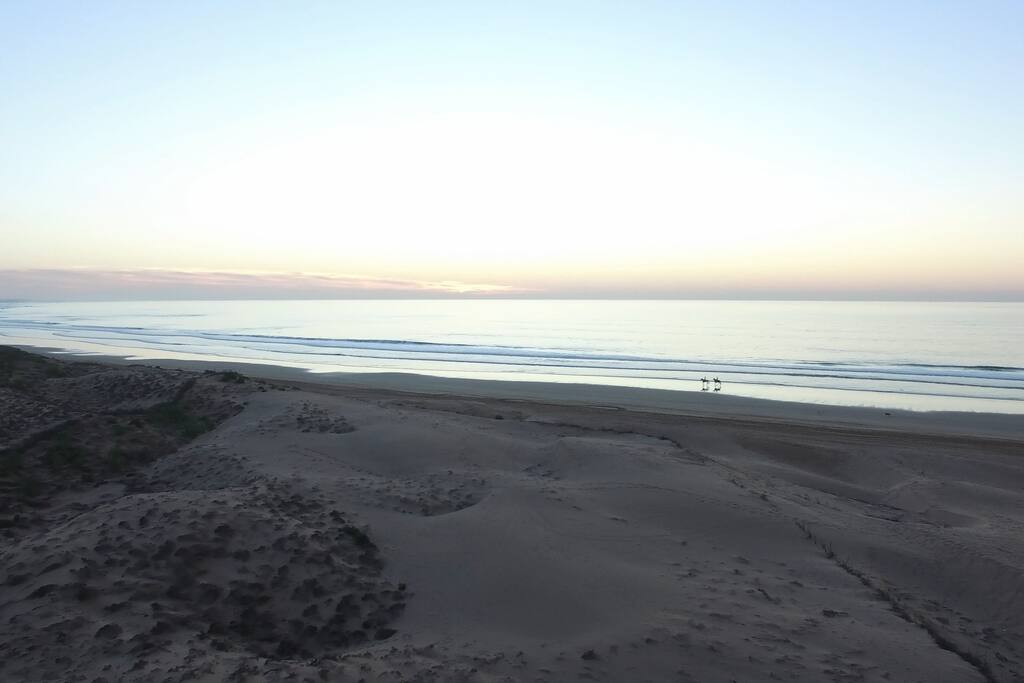 spiaggia a 60mt dal campo tendato