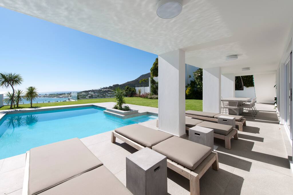 Fantastic garden and pool area for soaking up the sun