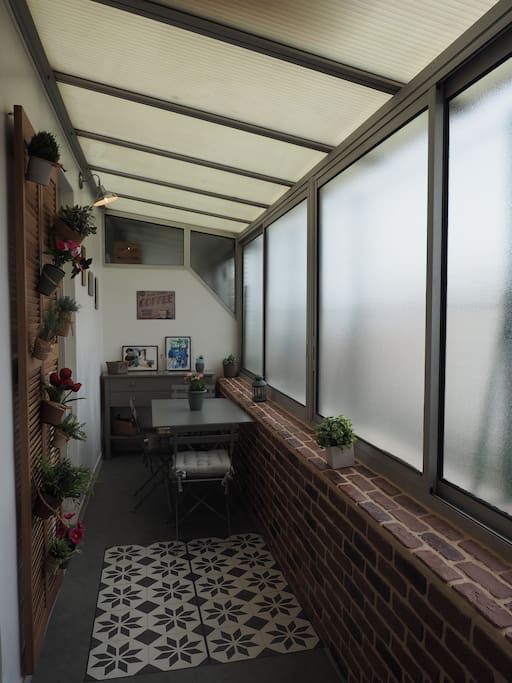 Loggia partie cuisine