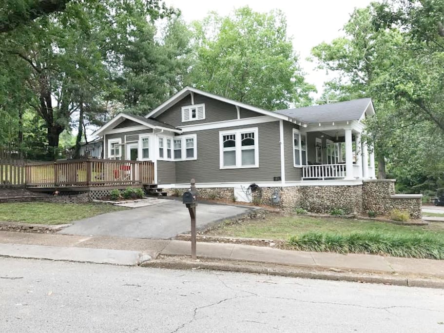 Private Driveway and Side Deck