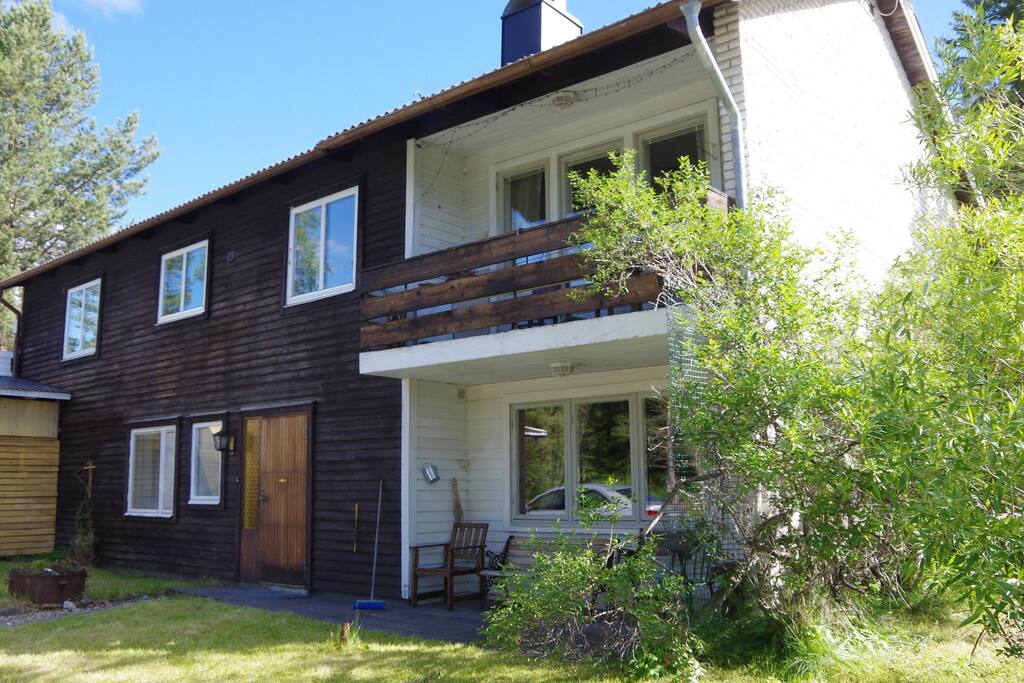 Back view of the house