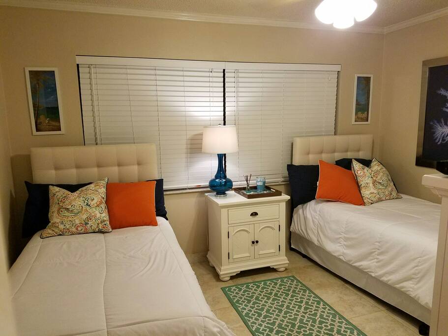2 new twin mattresses.