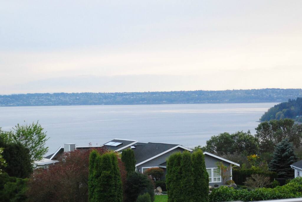 Puget Sound view from great room.