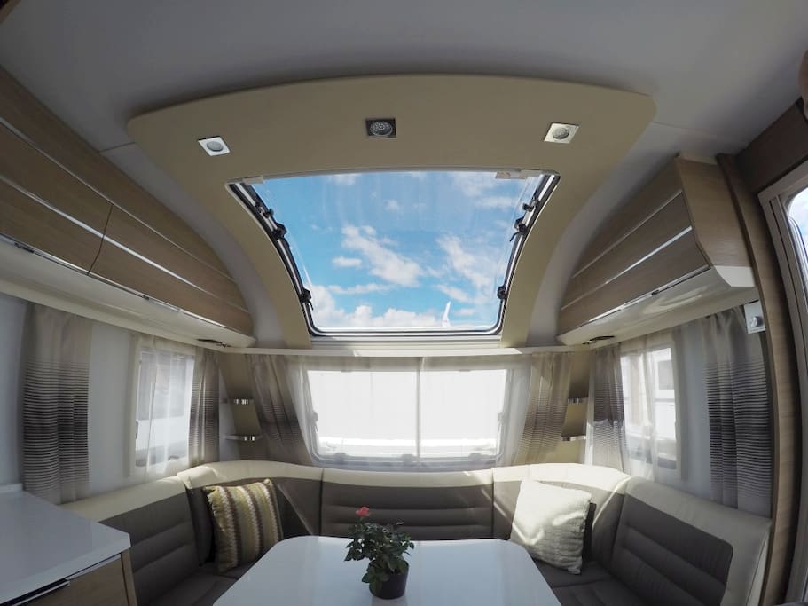 Caravan living space