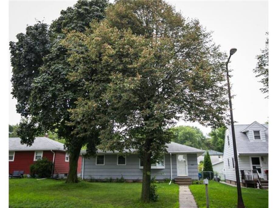 The front of our abode.