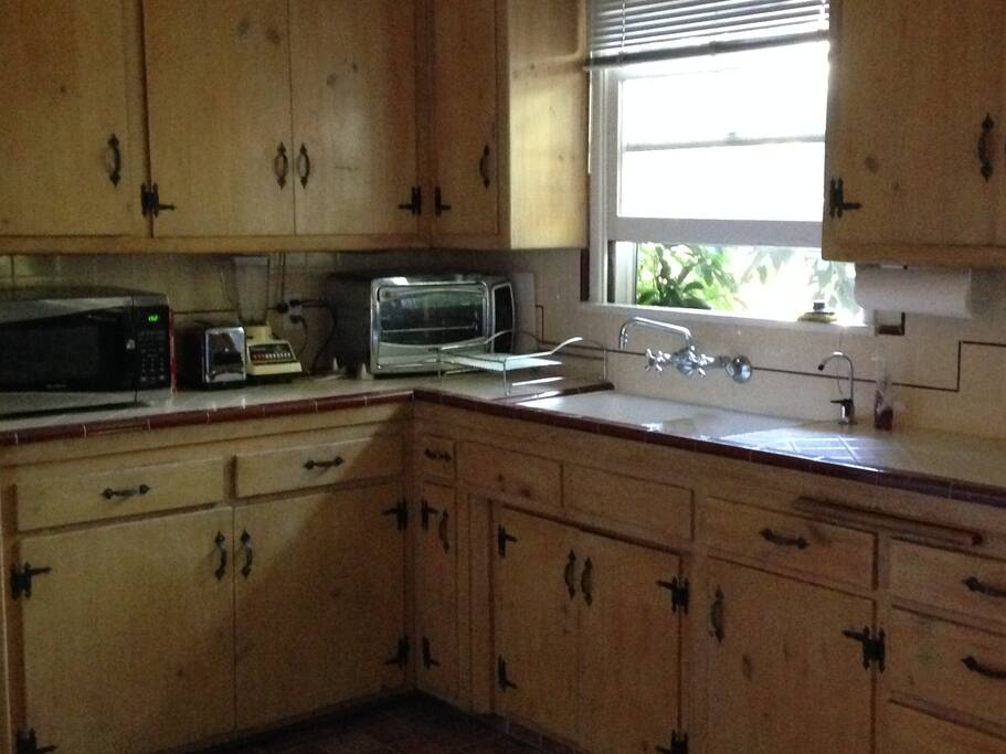 Kitchen has purified water