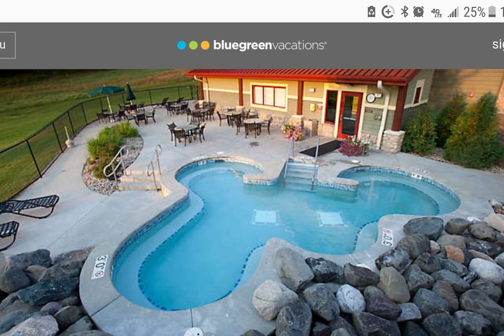 Christmas Mountain Village Jacuzzi!