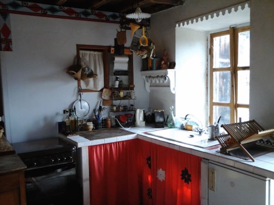coin cuisine dans la salle de vie