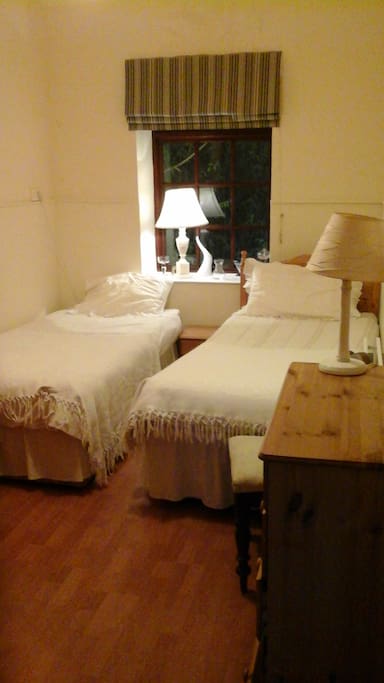 Twin room with garden view