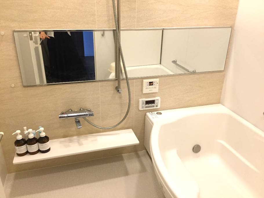 Bathroom (shared space) You can use anytime including late at night.