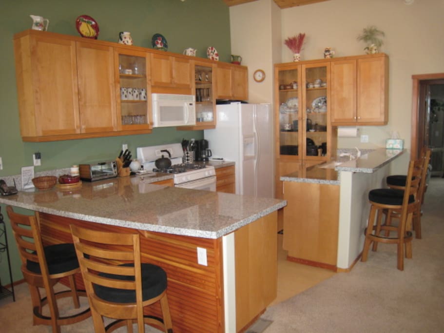 Well stocked kitchen