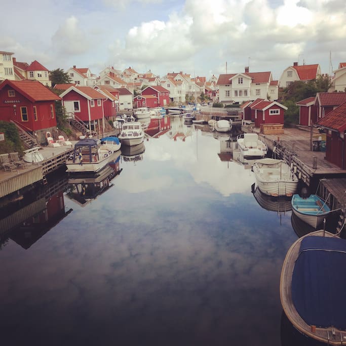 Grundsund is a beautiful old fishermans village, we love taking the boat through the canal to a restaurant or just around the bay