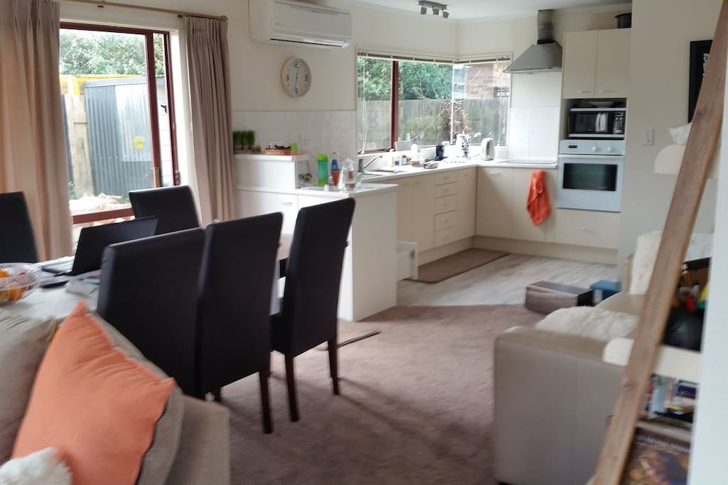 Dining room & kitchen, open plan