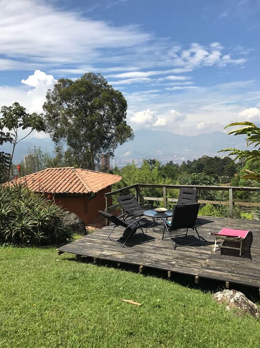 Deck con hermosa vista panorámica a la cuidad