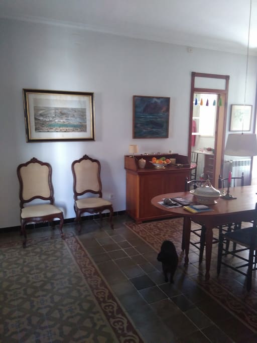 Recibidor y comedor/hall and dining room