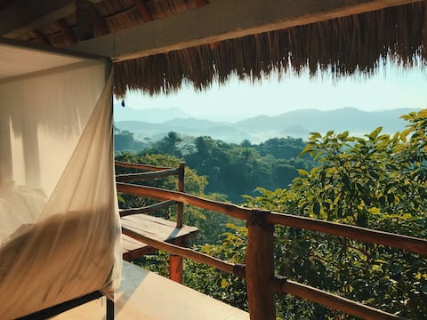 Beach & nature villa + pool with stunning views