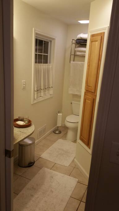 Your bathroom...