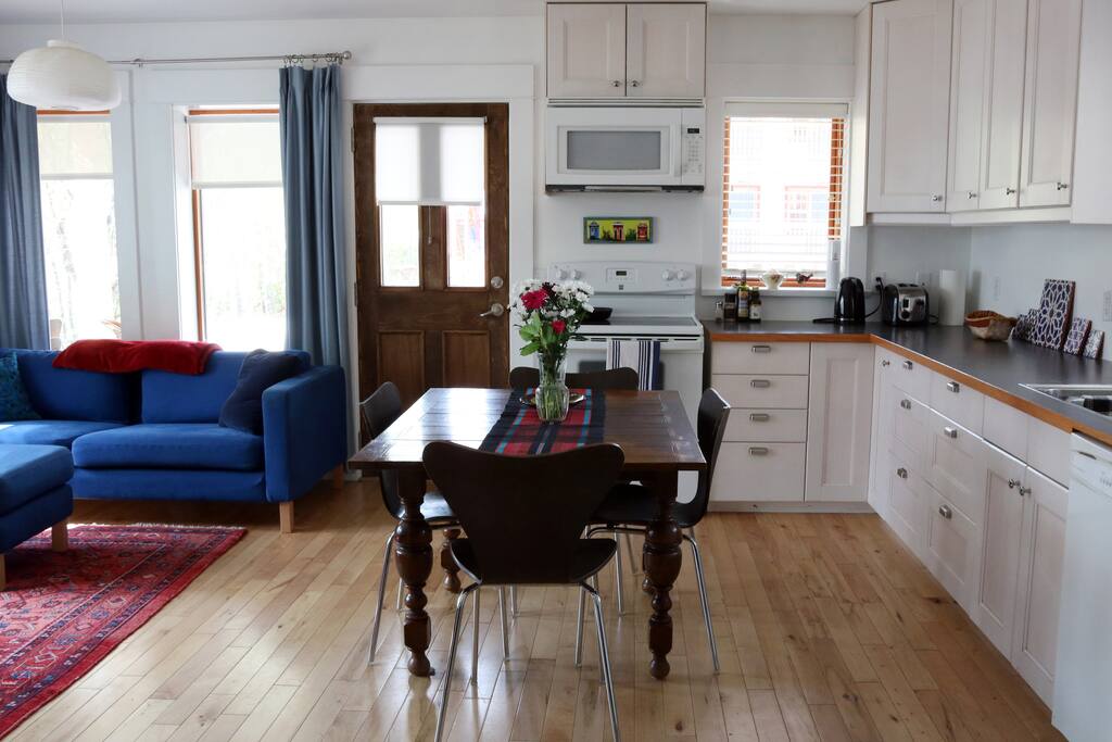 Open-concept living space