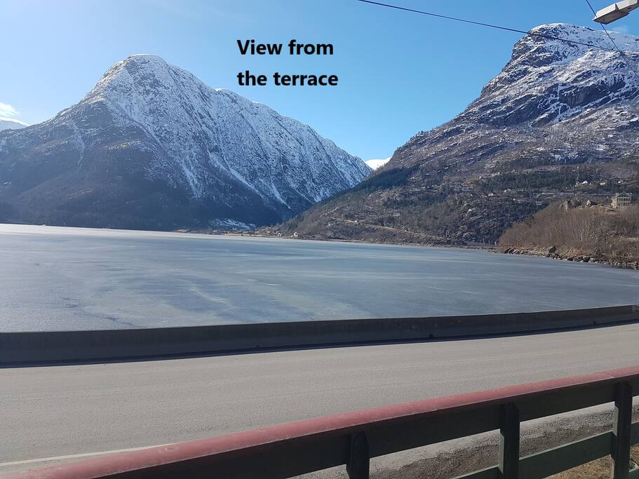 Utsikt fra terrasse