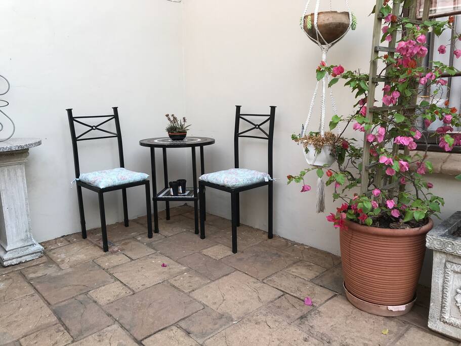 Outside sitting patio