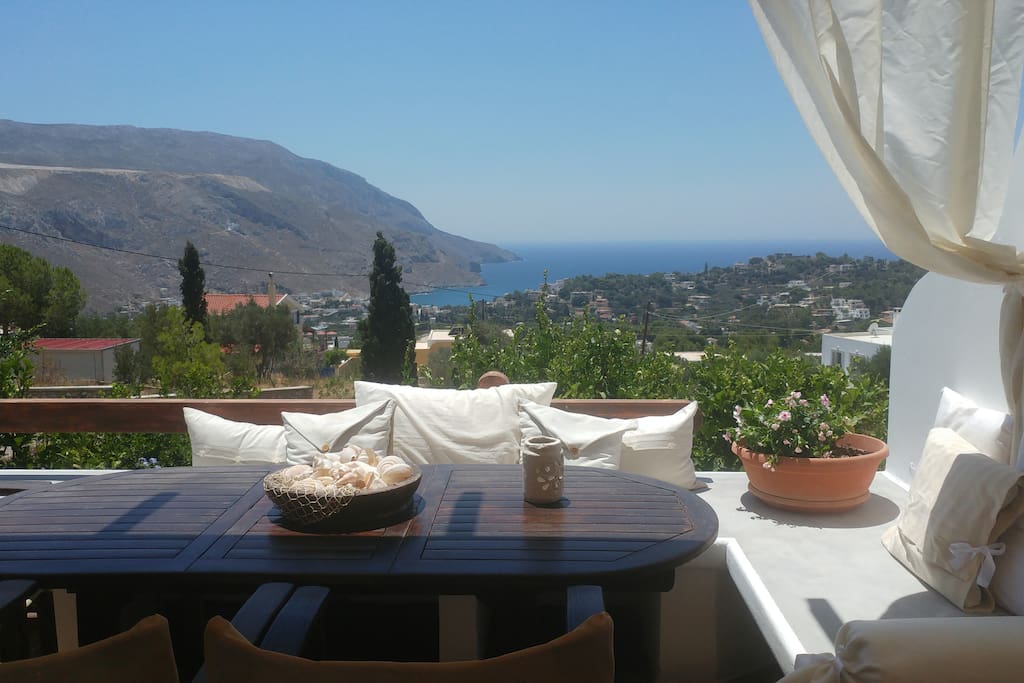 Overlooking the Aegean Sea